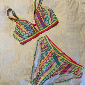 Colorful Geometric Bikini Set